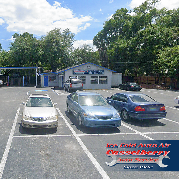 Auto service parking lot cars